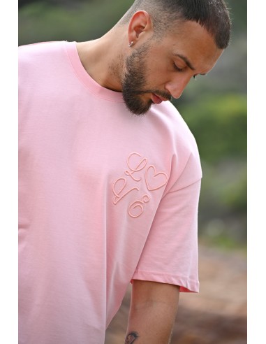t-shirt venise rose