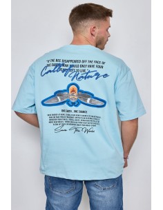 t-shirt honey bleu