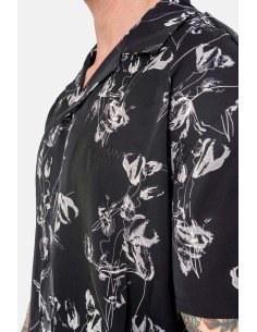 chemisette flower noire...