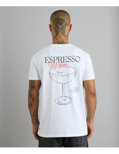 t-shirt "Espresso Crew Neck" blanc