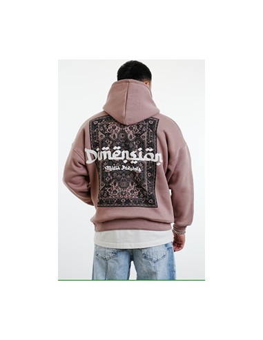 Hoodie "dimension" bordeaux