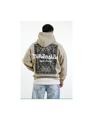 Hoodie "dimension" beige