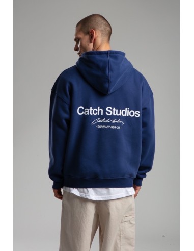 Hoodie "catch studios" bleu marine