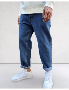 jeans regular bleu marine