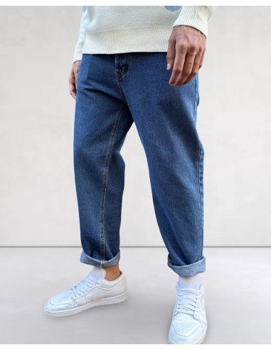 jeans regular bleu marine