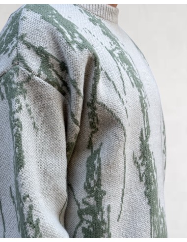 Pull vert abstrait