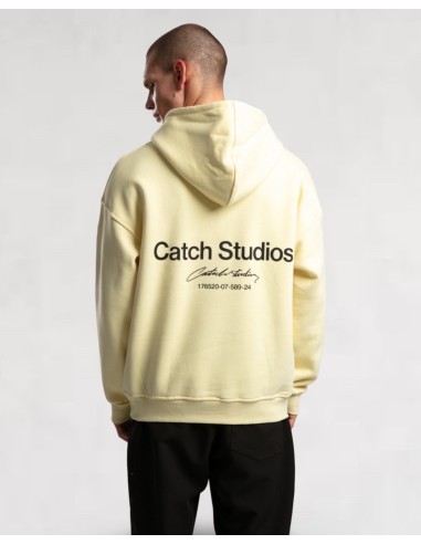 Hoodie "catch studios" jaune