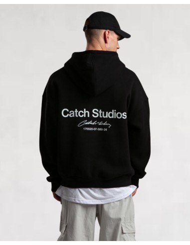 Hoodie "catch studios" noir