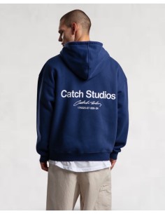 Hoodie "catch studios" bleu...