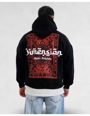 Hoodie "dimension" noir