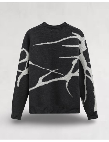 pull en maille anthracite