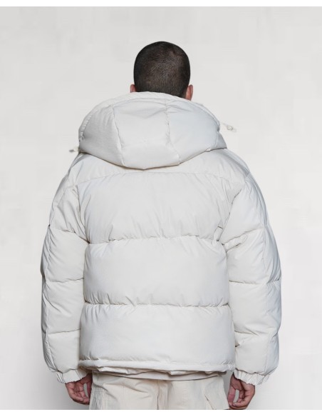 Doudoune "iridescent" beige