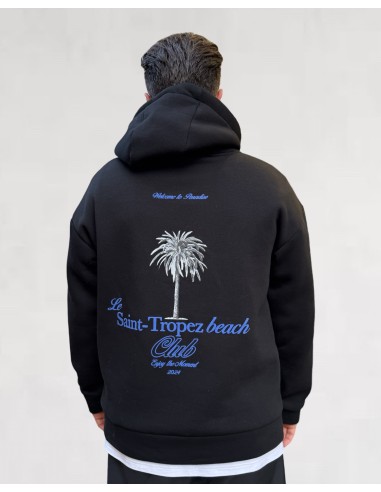 hoodie "saint tropez" noir