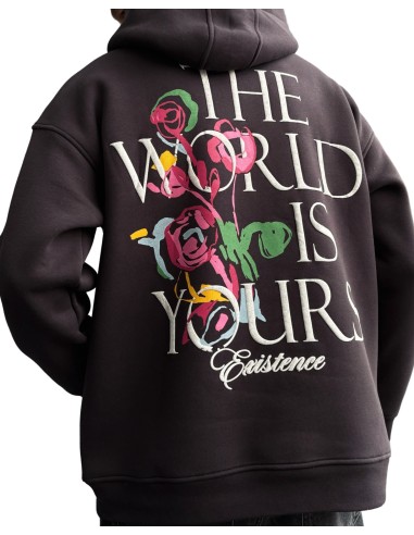 hoodie "existence" anthracite