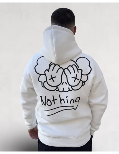 hoodie "we do" blanc