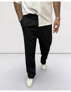 Pantalon coupe droite noir