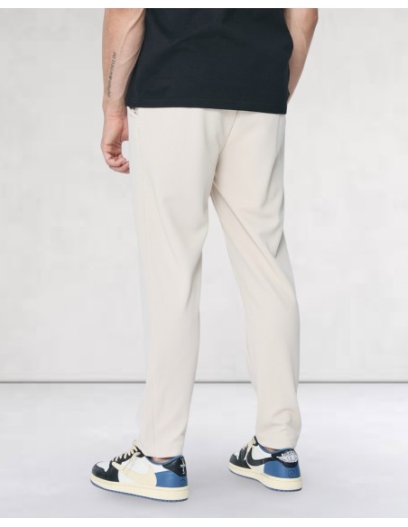 Pantalon ajusté classic uni beige