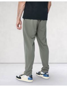 Pantalon ajusté classic uni khaki 2