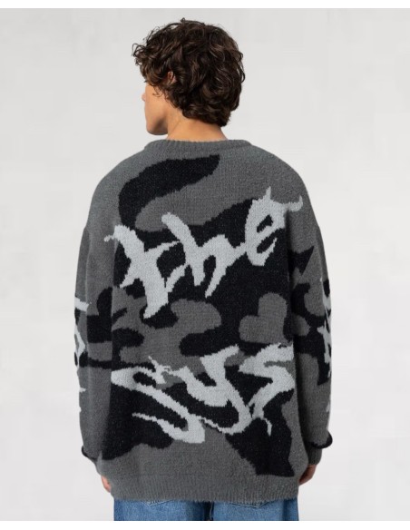 pull doux en maille "the sys" noir