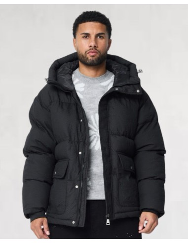 Doudoune à motif floral noire Doudoune à motif floral noire