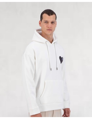 Hoodie Coeur Blanc Anthracite Hoodie Coeur Blanc Anthracite