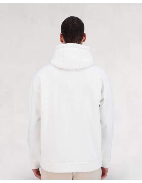 Hoodie Coeur Blanc Anthracite