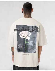 T-shirt "Midnight" light grey