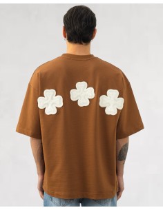 T-shirt "Clover" marron