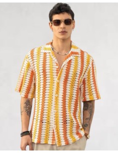 Chemise déconctractée en...