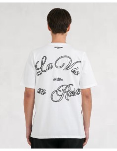 T-shirt blanc "LA VIE EN...
