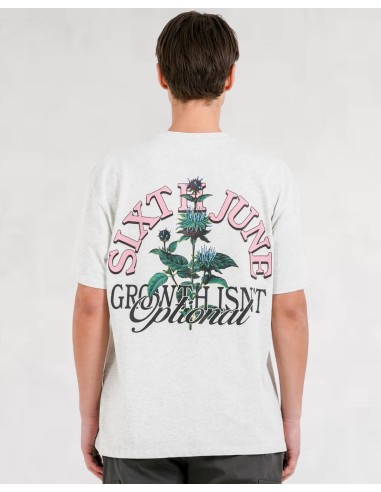 T-shirt gris clair "THISTLE" Sixth June