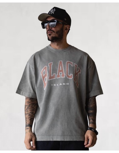 T-shirt "Black ISL" gris