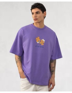 T-shirt "Flower system" violet