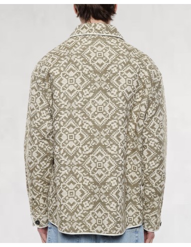 Veste mosaïque verte IMPERIAL