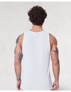 débardeur cotelé coupe droite blanc 2