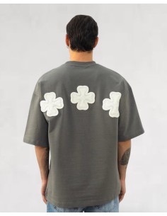 T-shirt "Clover" anthracite