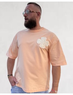 T-shirt "Clover" saumon