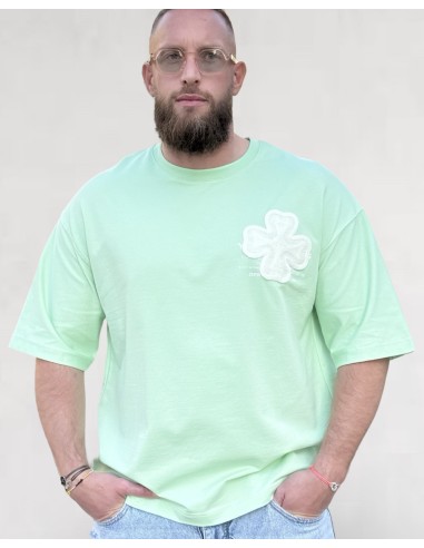 T-shirt "Clover" vert d'eau
