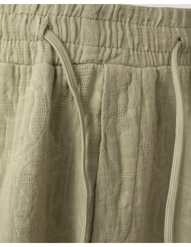 Pantalon effet gaz de coton fleurie...