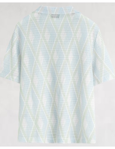 Chemisette en maille "losange" bicolore Chemisette en maille "losange" bicolore