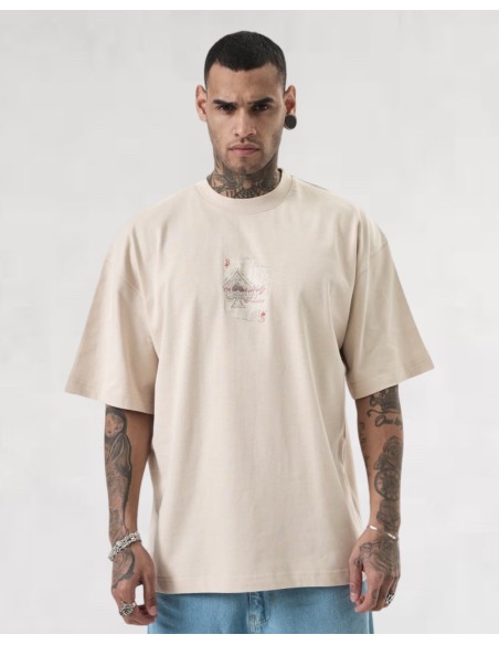 T-shirt Beige AS DE PIQUE