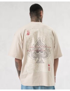 T-shirt Beige AS DE PIQUE