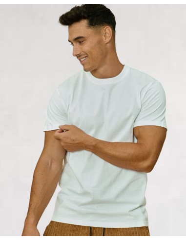 tshirt ajusté uni blanc