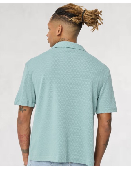 Chemisette HAÏTI à motifs vert d'eau