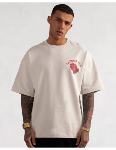 T-shirt STRAWBERRY beige