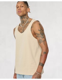 Débardeur loose beige 2