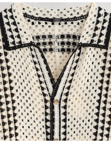 Chemisette grosse maille "oreo" Chemisette grosse maille "oreo"