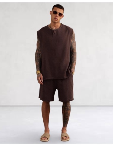Ensemble short debardeur CHICA PLAYA marron