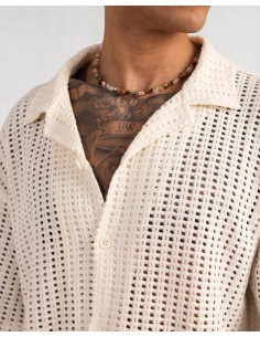 Chemisette crochet BEE blanche 2