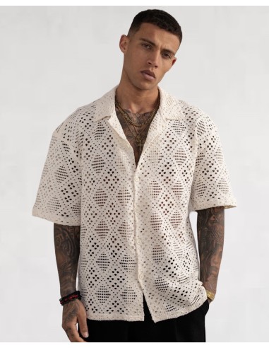 Chemisette crochet EIGHTEEN blanche